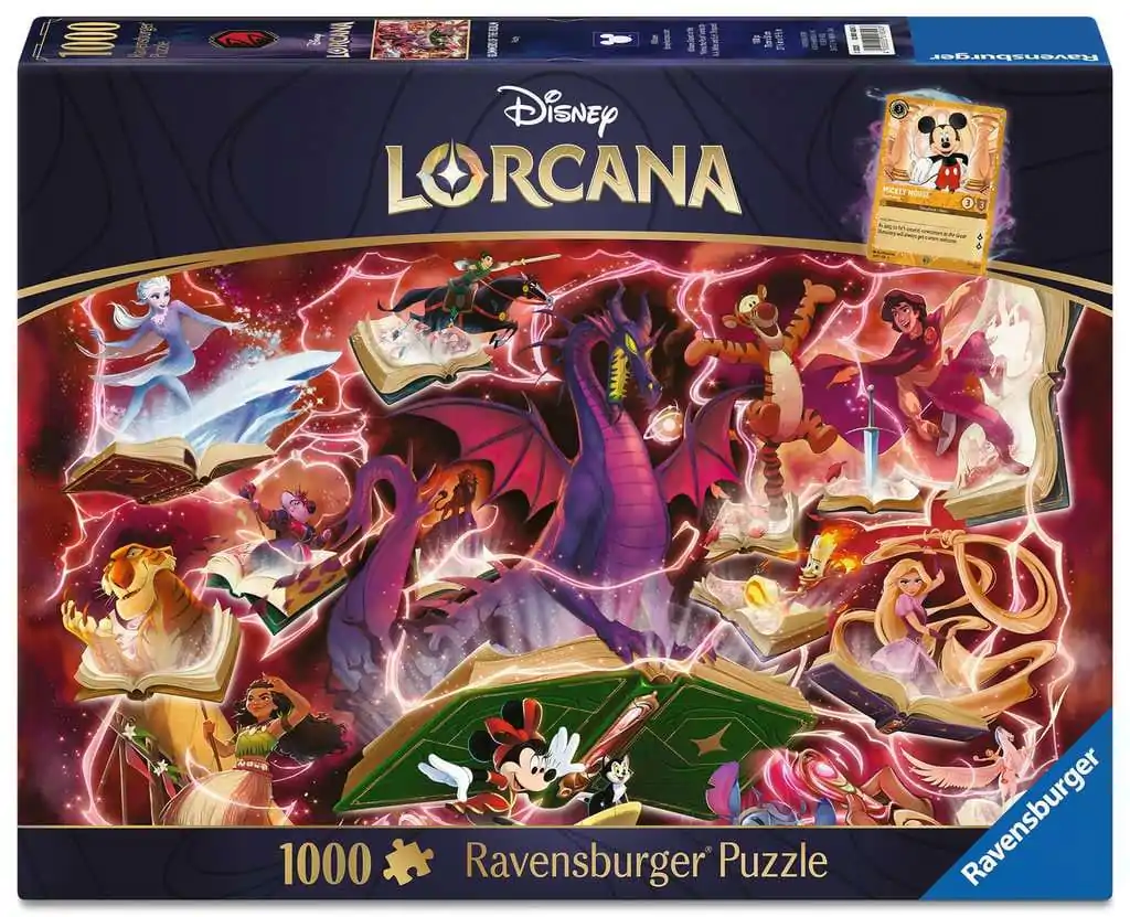 Disney Lorcana Jigsaw Puzzle Glimmers of the Realm: Ruby (1000 pieces) product photo