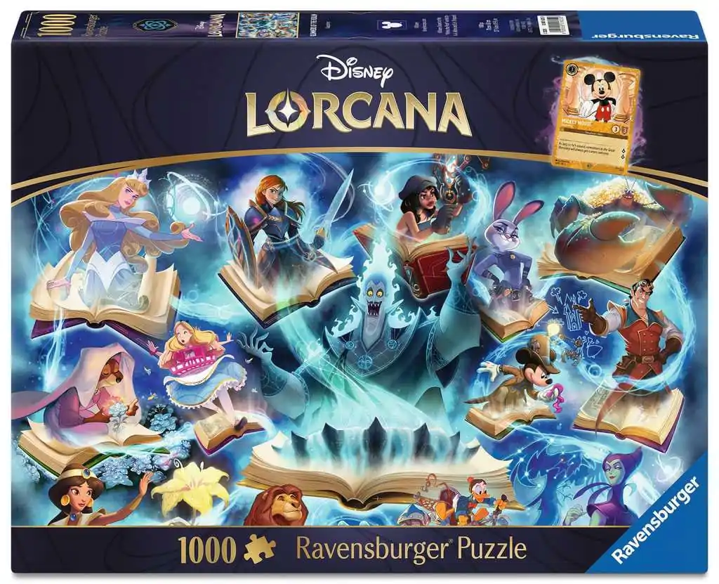 Disney Lorcana Jigsaw Puzzle Glimmers of the Realm: Sapphire (1000 pieces) product photo