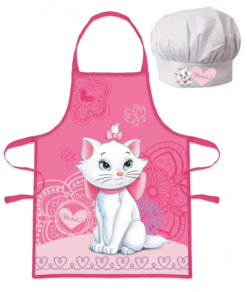 Disney Marie Cat Kids Apron 2 Piece Set product photo