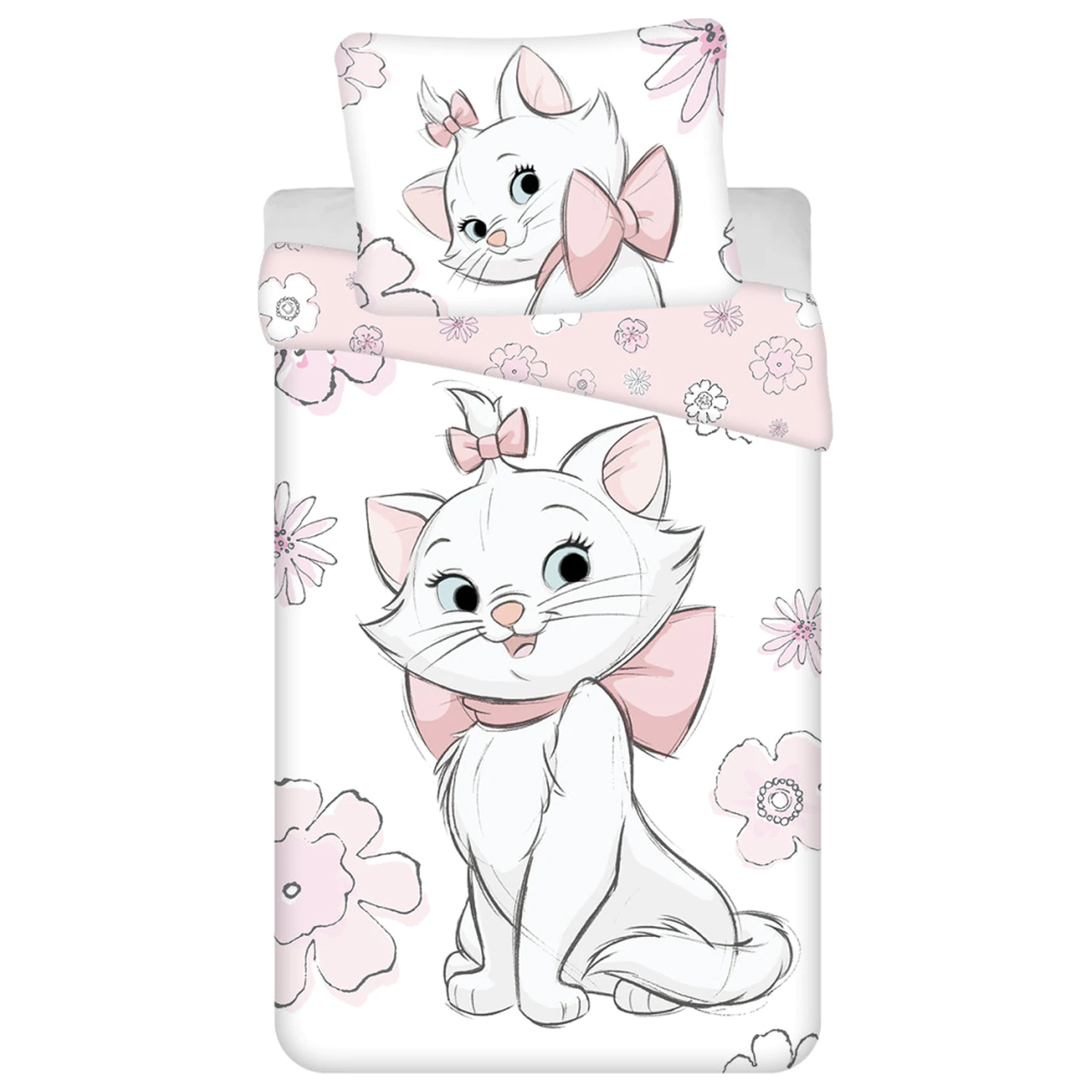 Disney Marie Flowers Duvet Cover product photo
