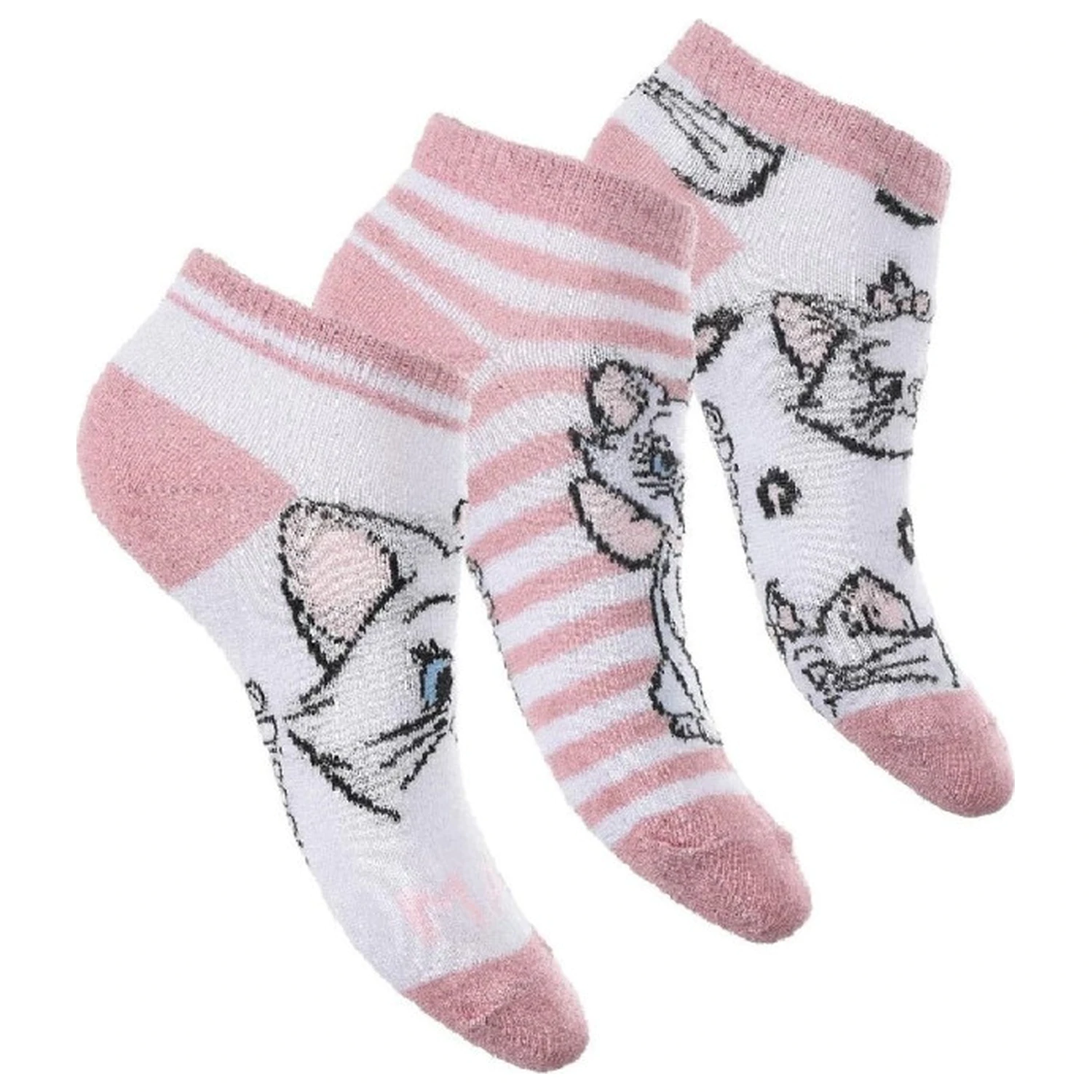 Disney Marie Meowgical Kids' Secret Socks 31/34 product photo