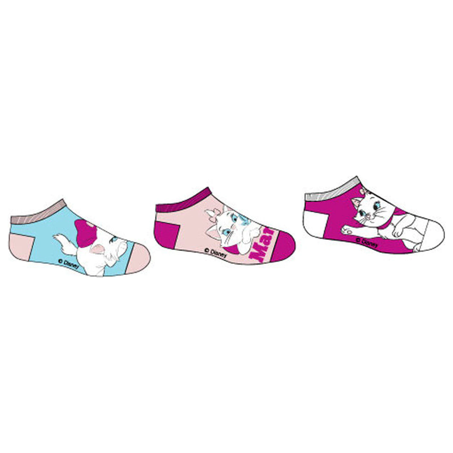 Disney Marie Paradise Blue Children's Secret Socks 23/26 product photo