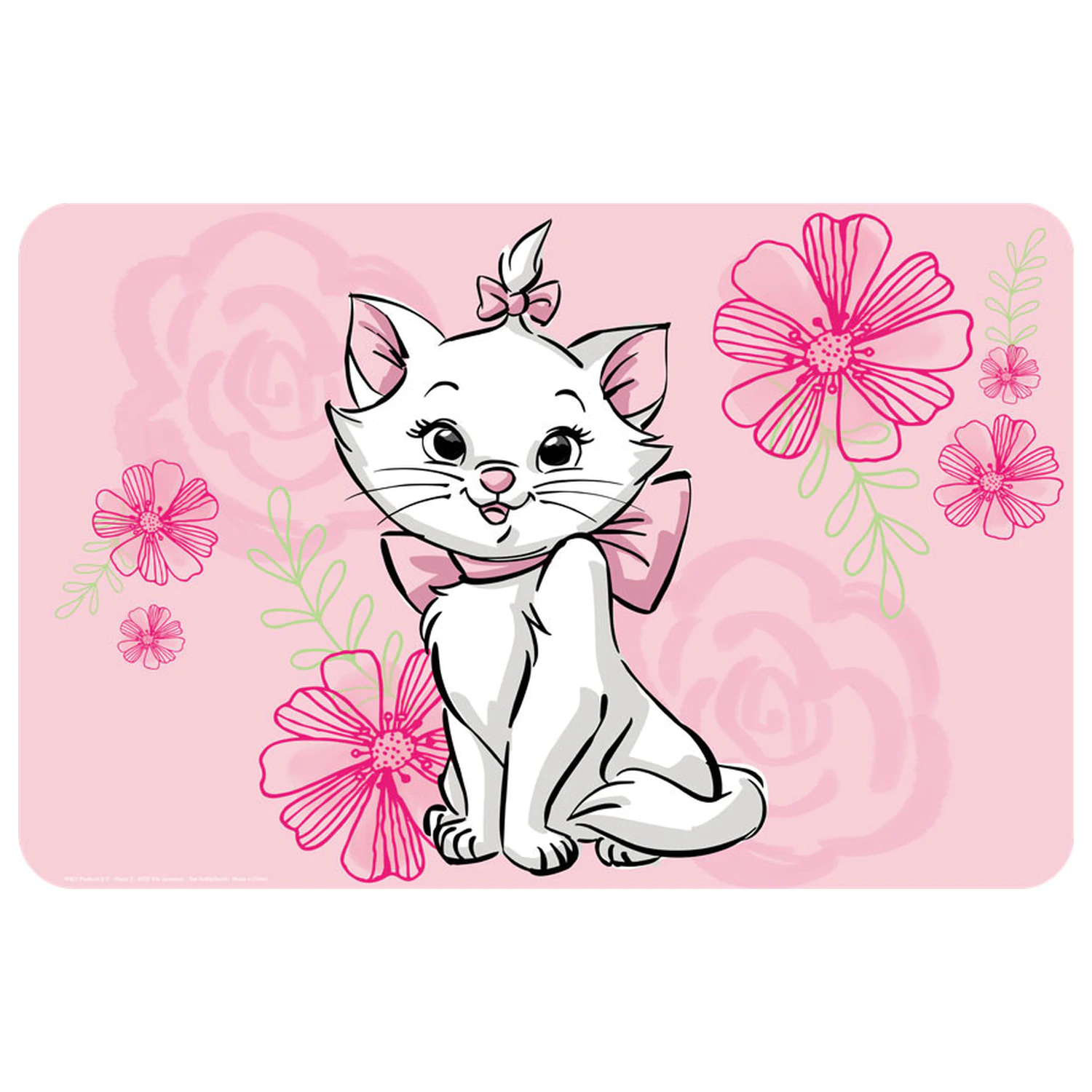 Disney Marie Pink Flower Placemat 43x28 cm product photo