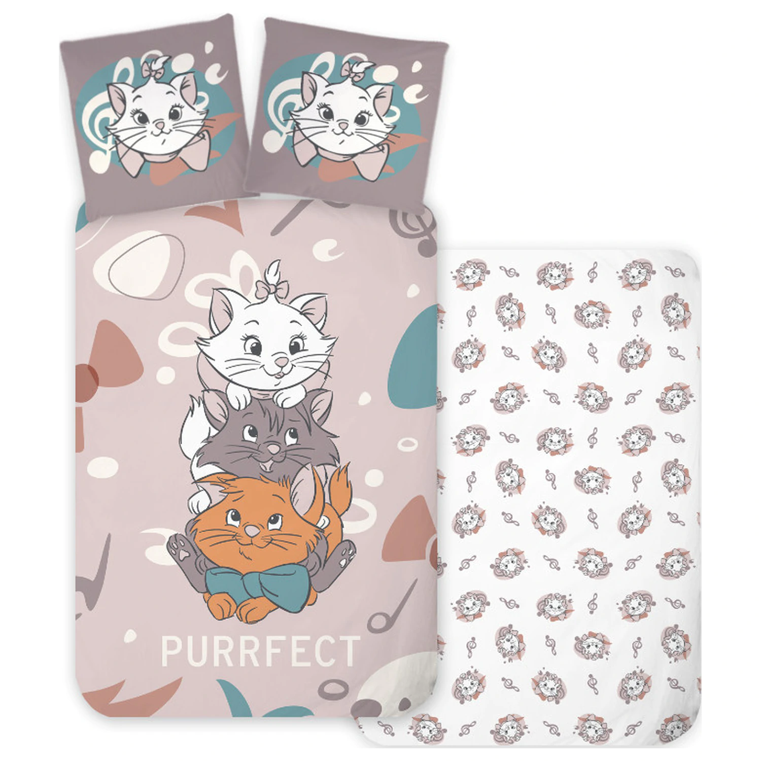 Disney Marie Purrfect Toddler and Preschool Duvet Cover product photo