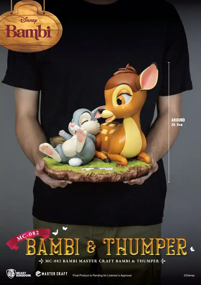 Disney Master Craft Statue Bambi & Thumper 26 cm termékfotó