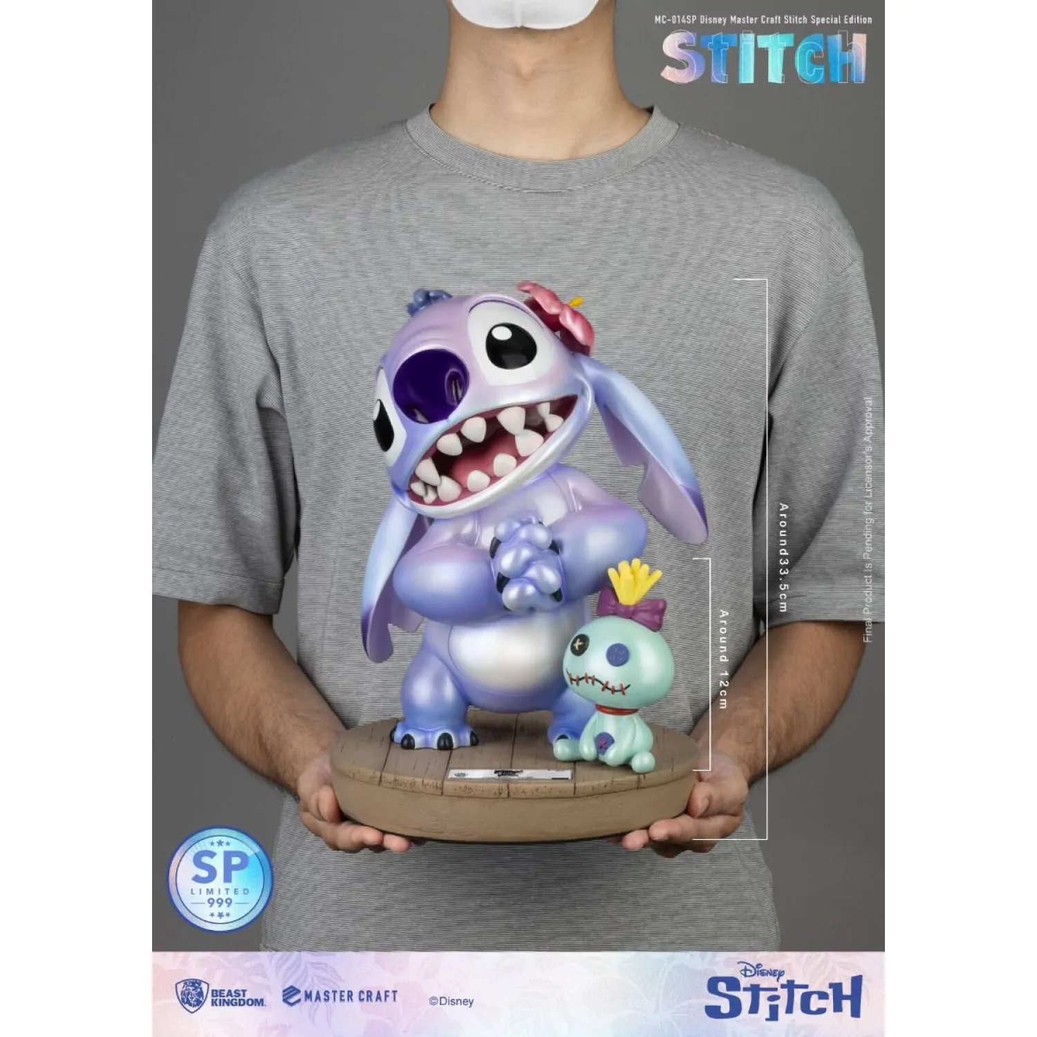 Disney Master Craft Statue Lilo & Stitch Stitch Special Edition 34 cm product photo
