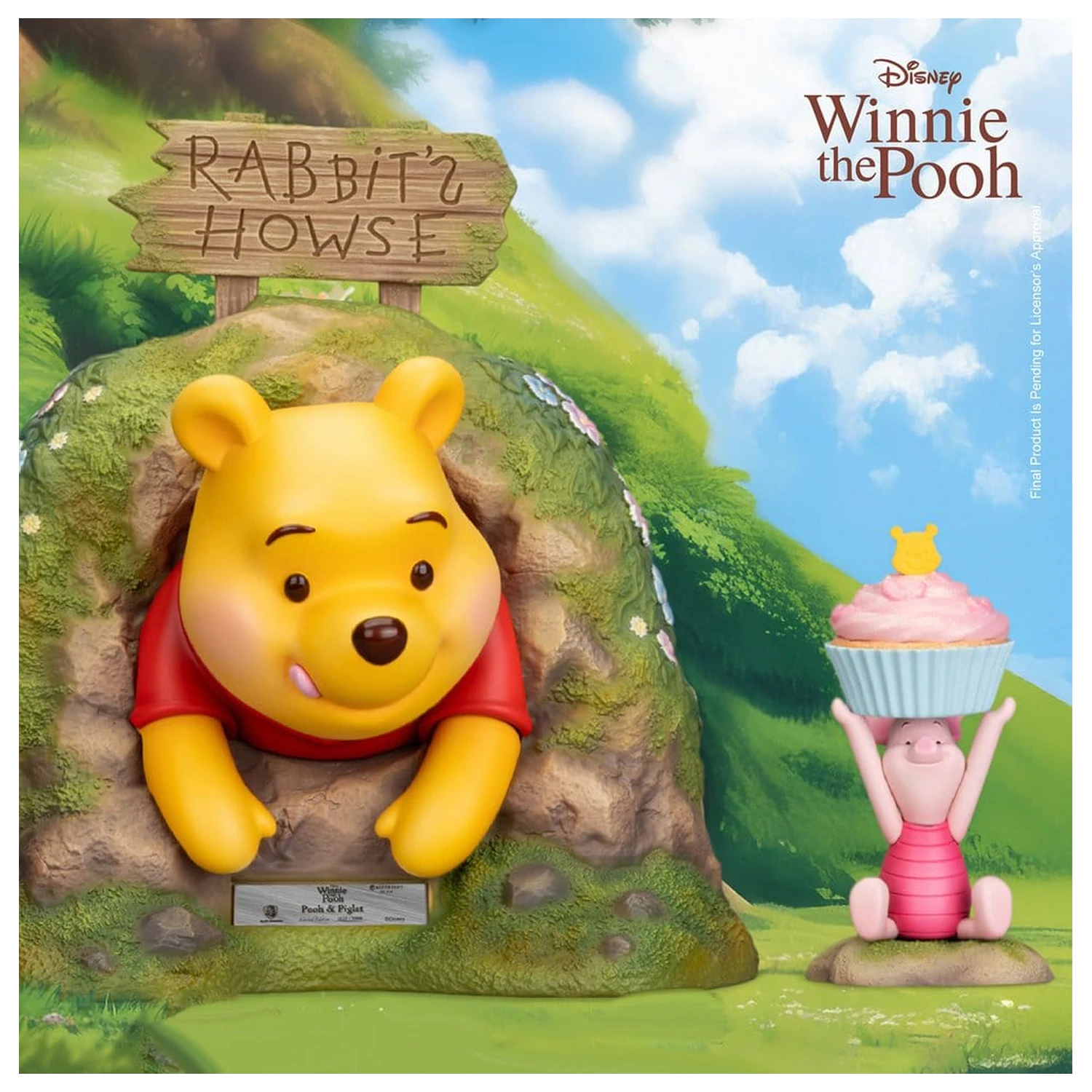 Disney Master Craft Statue Pooh & Piglet 33 cm product photo