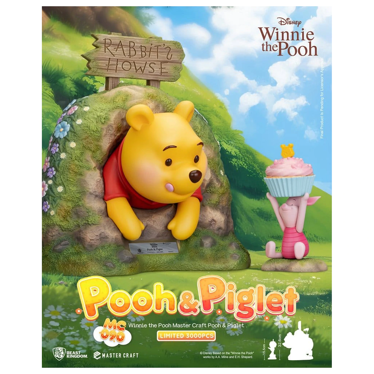 Disney Master Craft Statue Pooh & Piglet 33 cm product photo