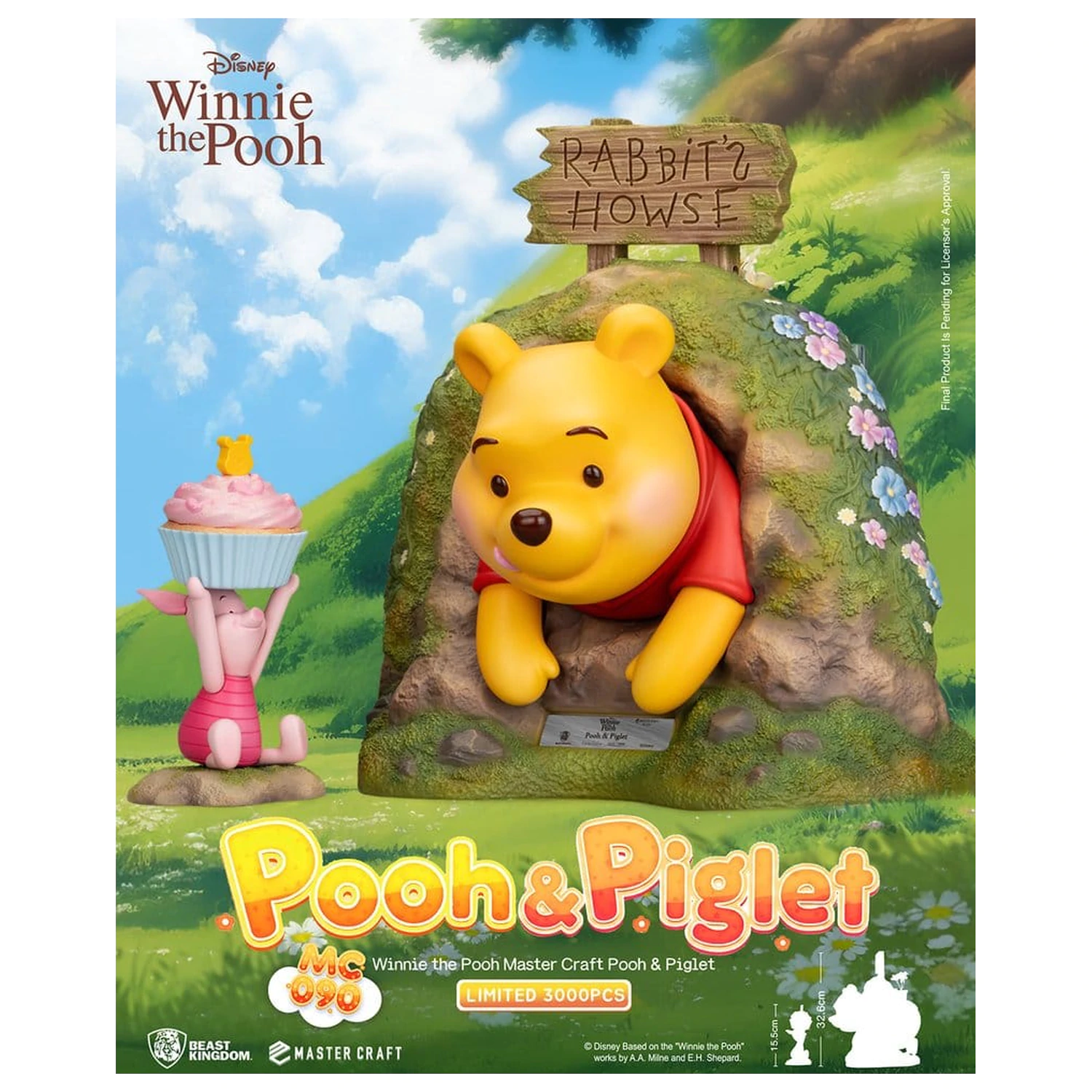 Disney Master Craft Statue Pooh & Piglet 33 cm product photo