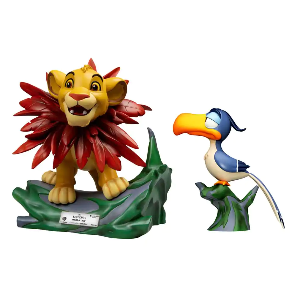 Disney Master Craft Statues 2-Pack The Lion King Little Simba & Zazu 31 cm termékfotó