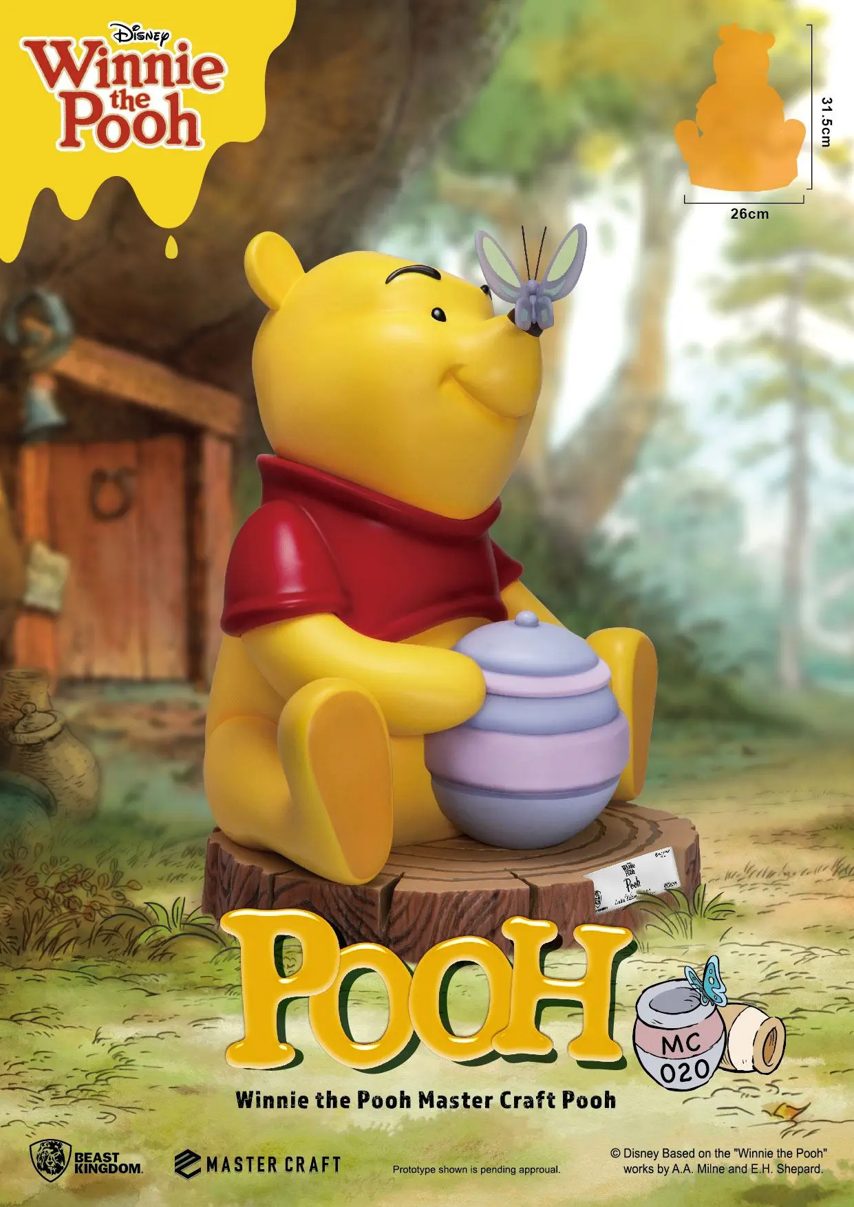 Disney Master Craft Statue Winnie the Pooh 31 cm product photo