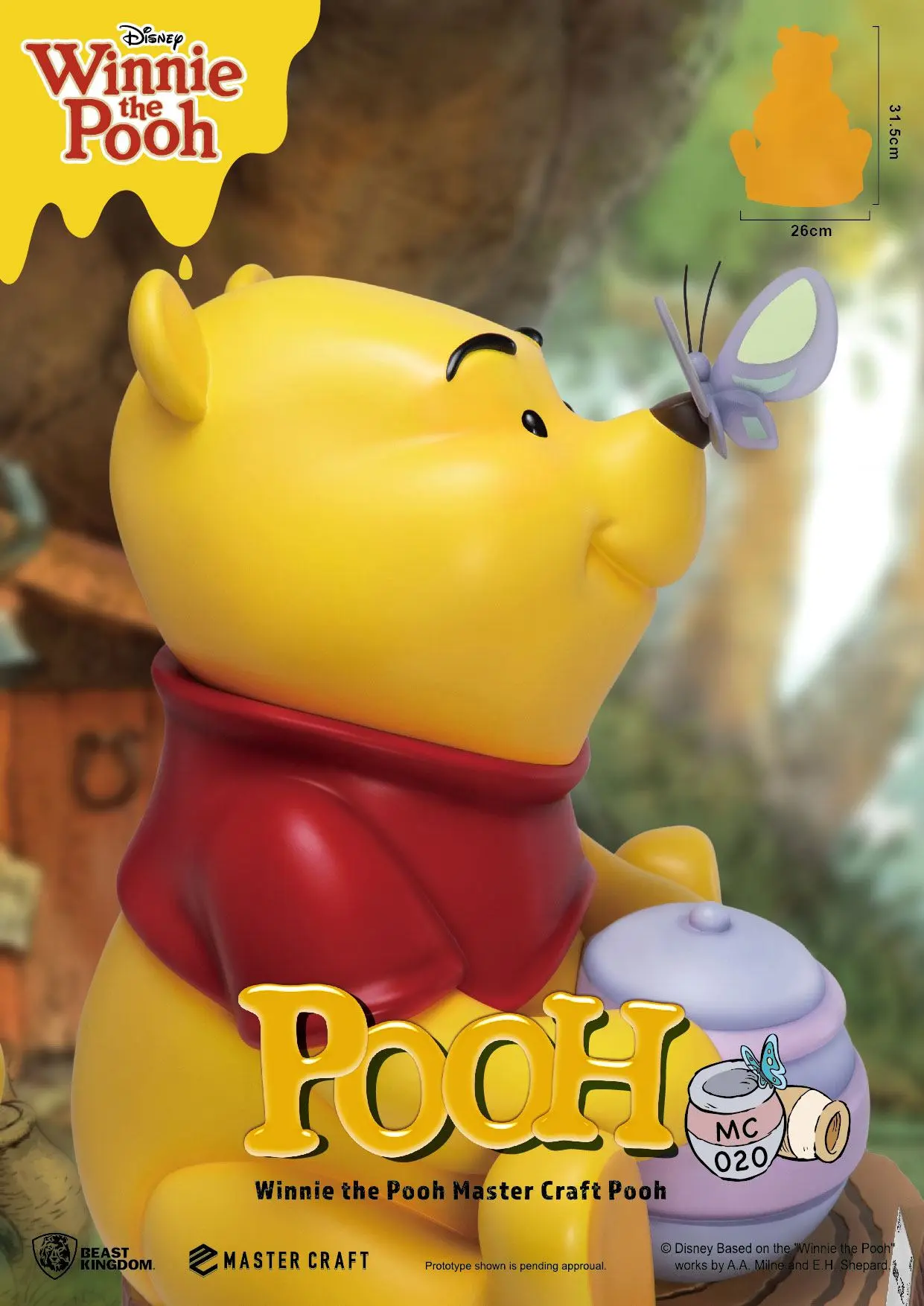 Disney Master Craft Statue Winnie the Pooh 31 cm product photo