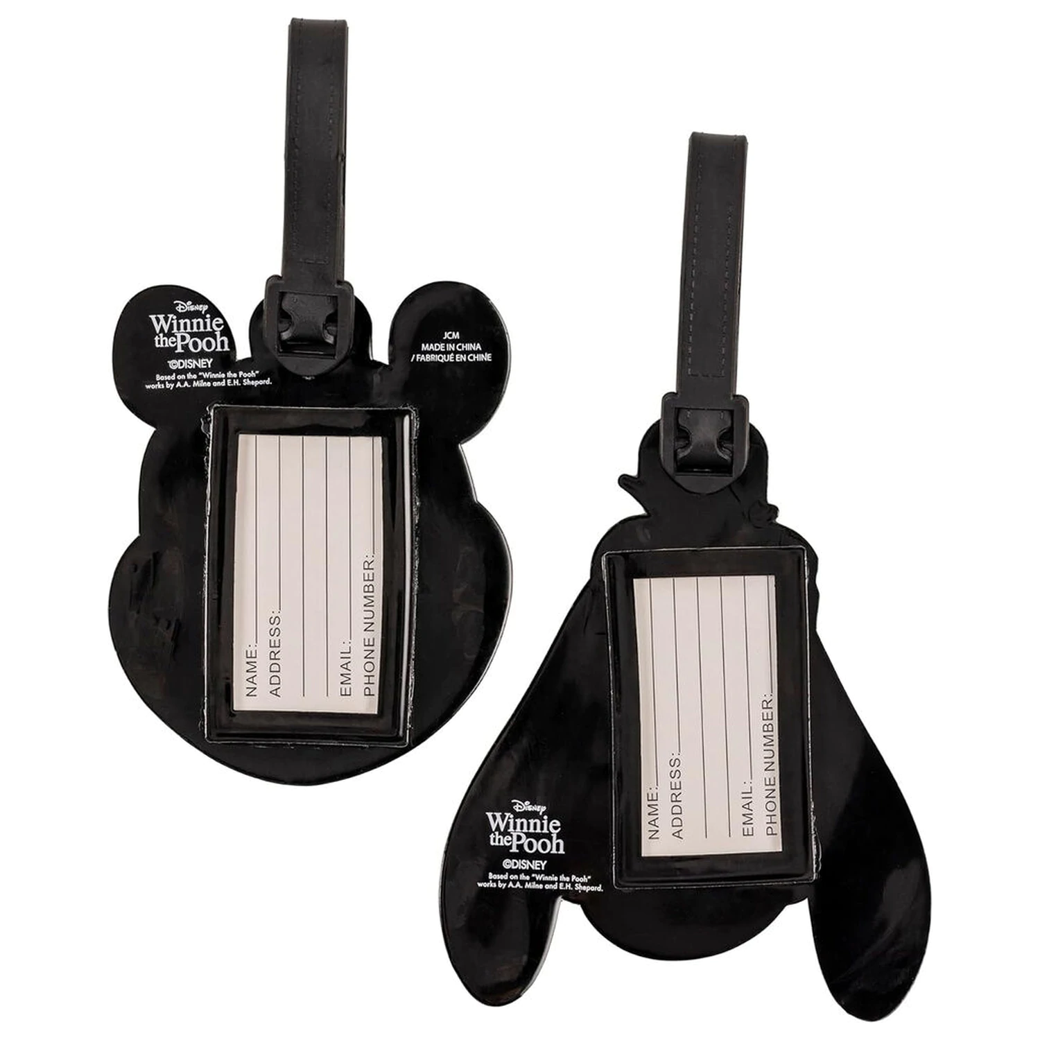 Disney Winnie the Pooh set of 2 luggage labels product photo