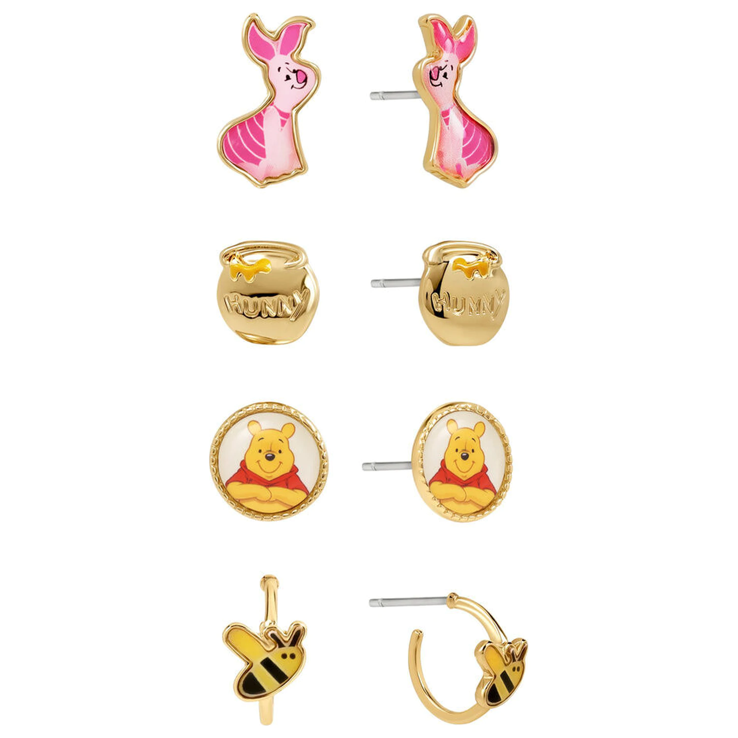 Disney Winnie the Pooh 4 earring set product photo