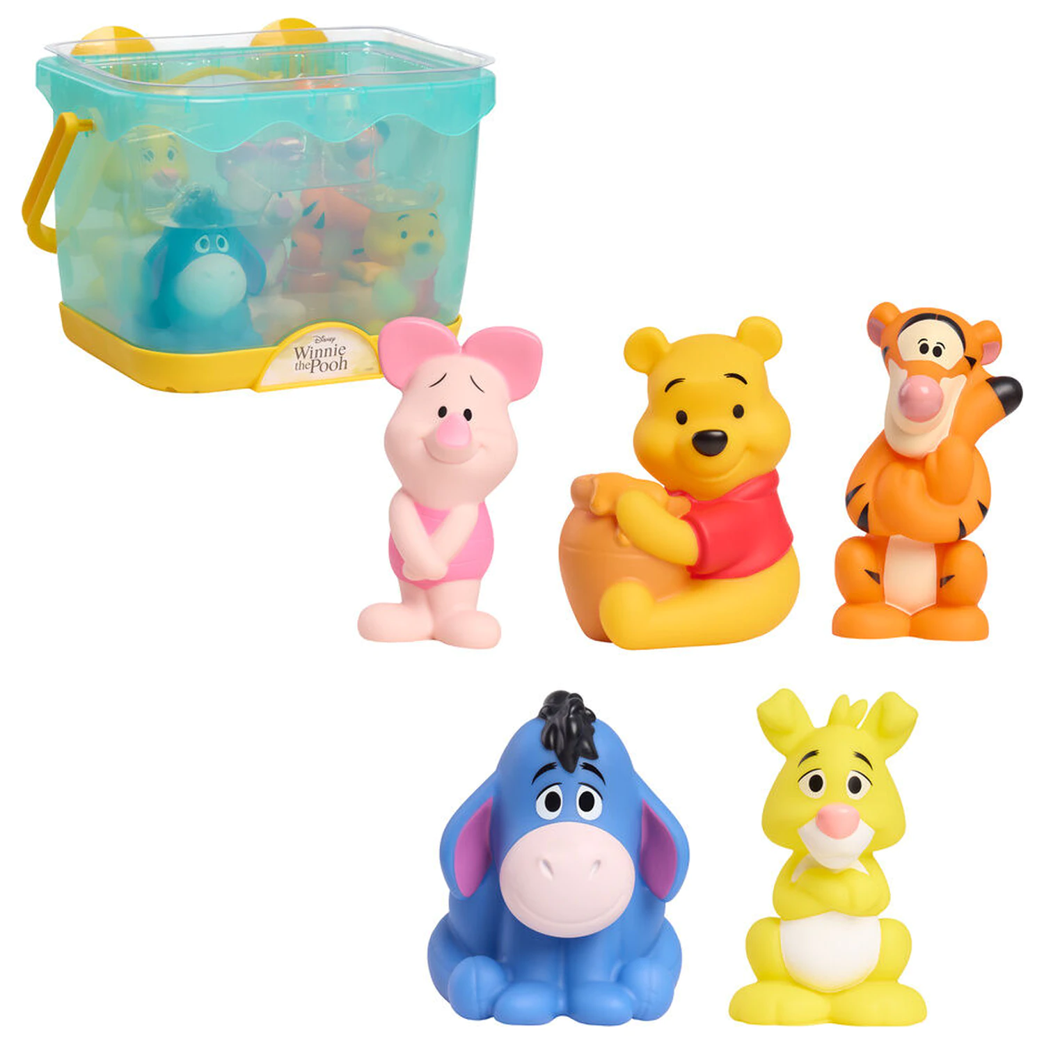Disney Winnie the Pooh set of 5 bathroom figures product photo