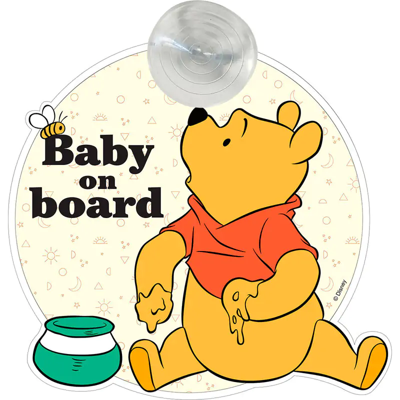 Disney Winnie the Pooh baby on board Signal car product photo