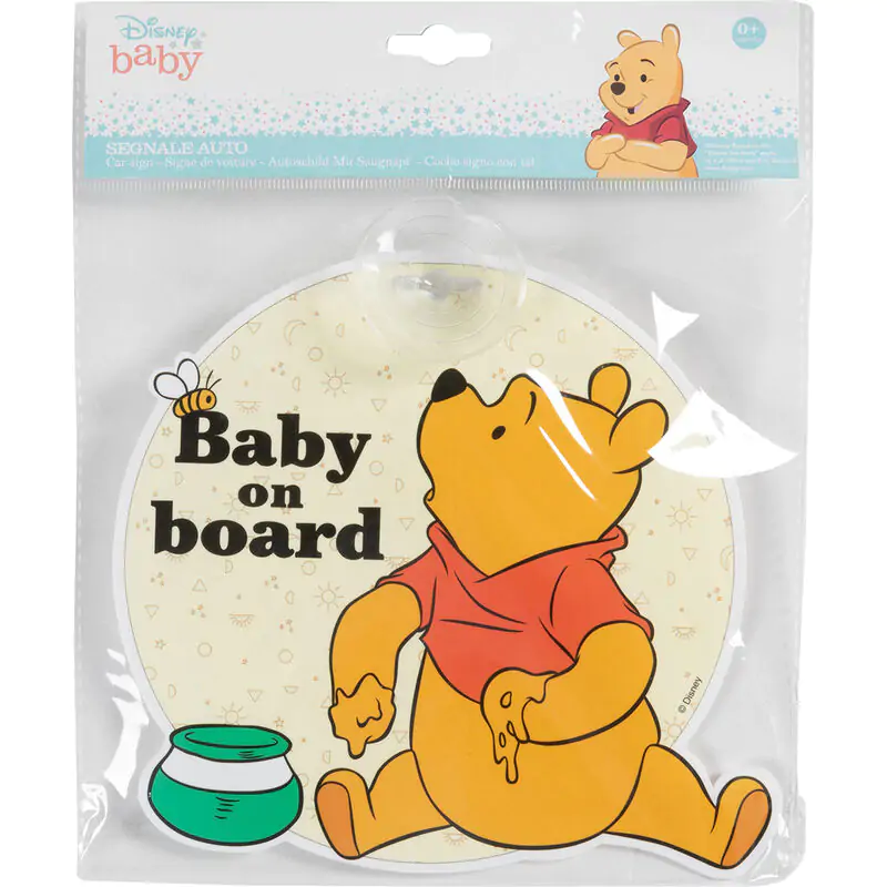 Disney Winnie the Pooh baby on board Signal car product photo