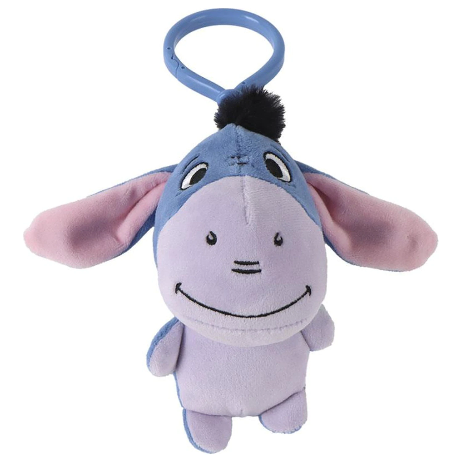 Disney Winnie the Pooh Blue Eeyore 3D plush figure with hanger, bag charm 13 cm product photo