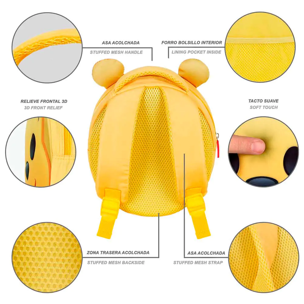 Disney Winnie the Pooh Emoji 3D backpack 22cm product photo