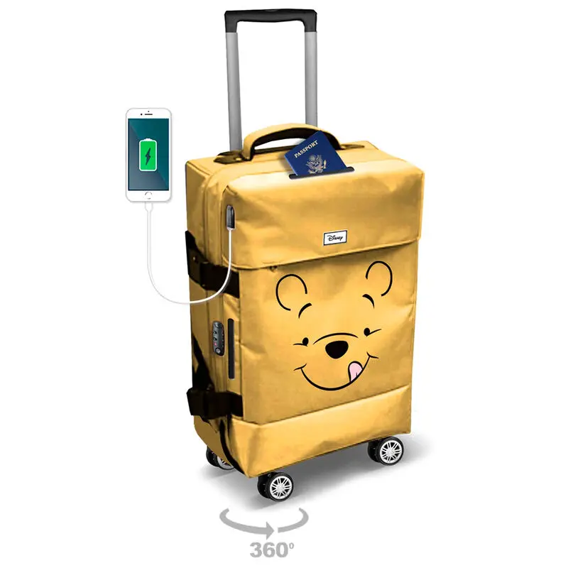 Disney Winnie the Pooh Face trolley suitcase 55cm product photo