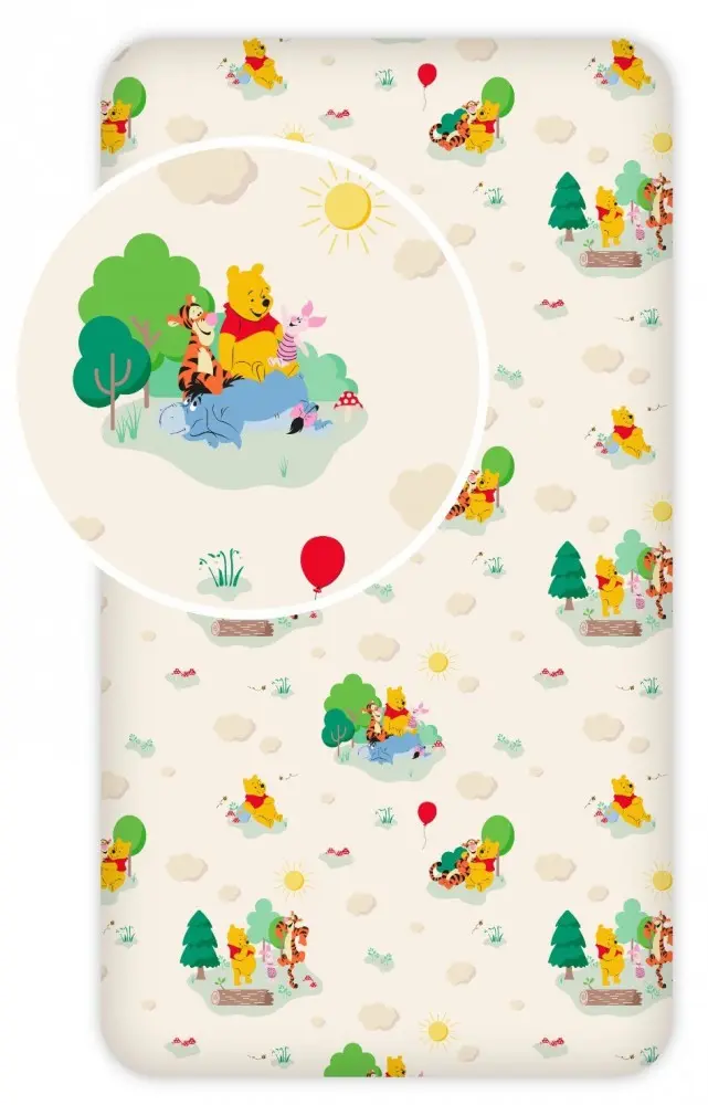 Disney Winnie the Pooh fitted sheet 90*200 cm product photo