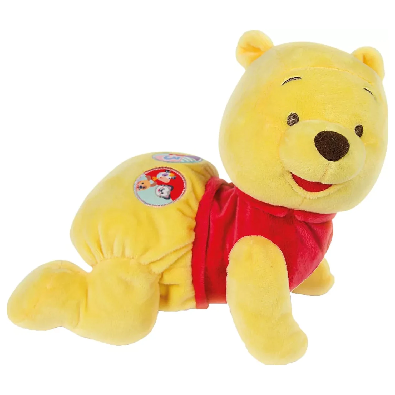 Disney Winnie the Pooh Happy interactive crawling plush figure product photo