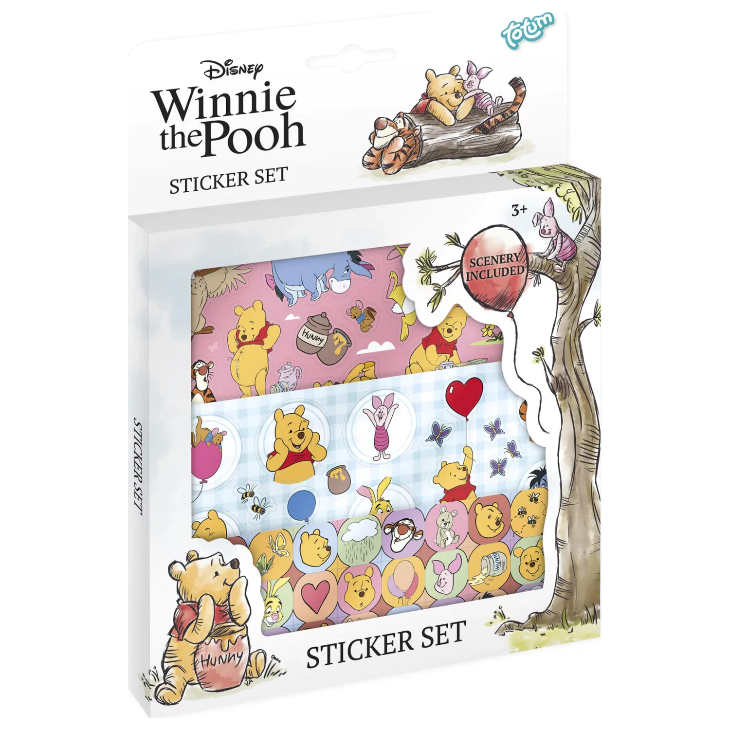 Disney Winnie the Pooh Happy Sticker Set product photo