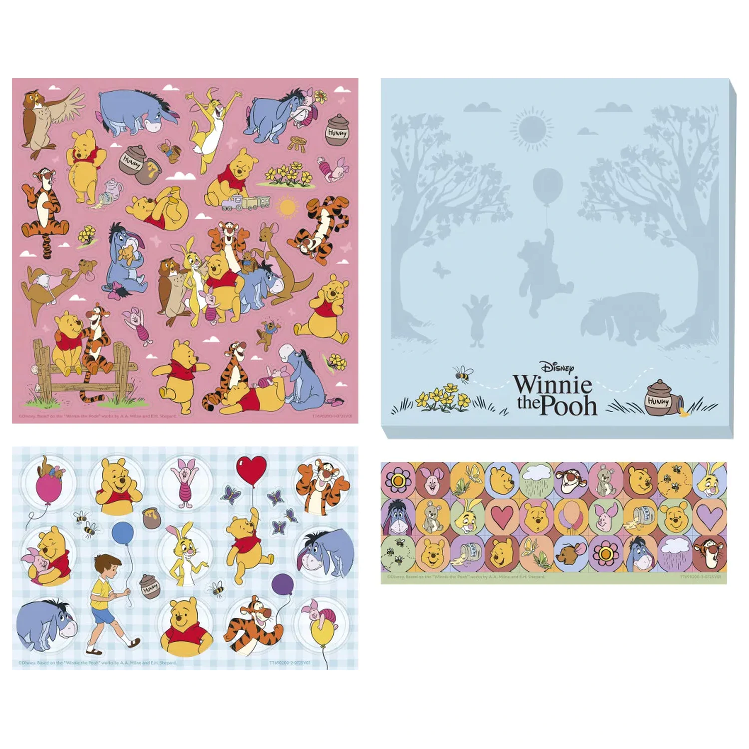 Disney Winnie the Pooh Happy Sticker Set product photo
