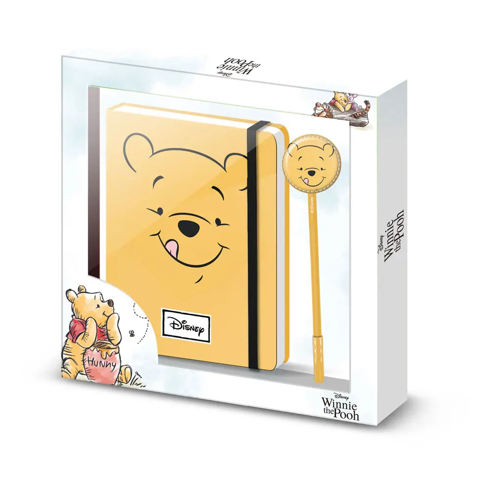 Disney Notebook with Pen Gift Set Winnie The Pooh Face termékfotó