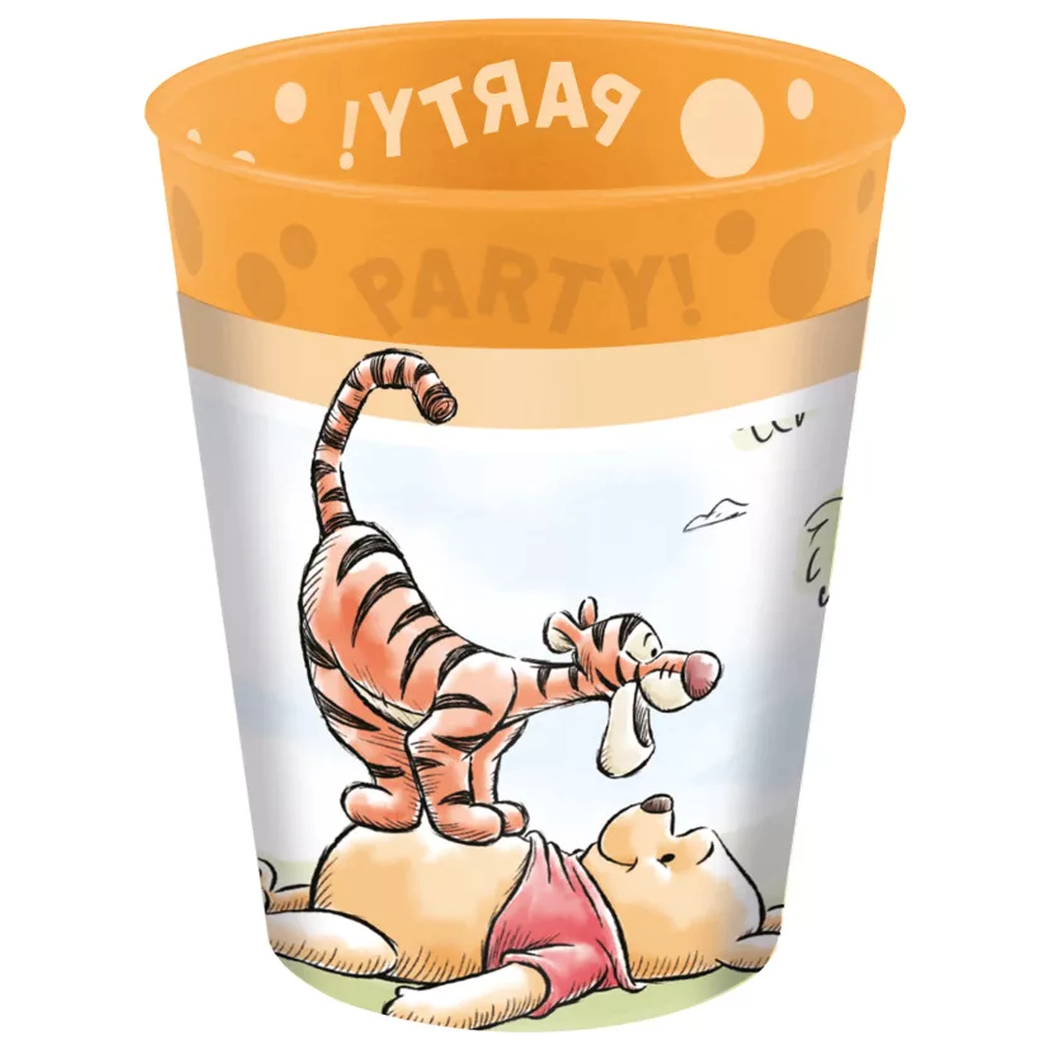 Disney Winnie the Pooh Loves Nature Micro Premium Plastic Cup Set 4 pcs 250 ml product photo