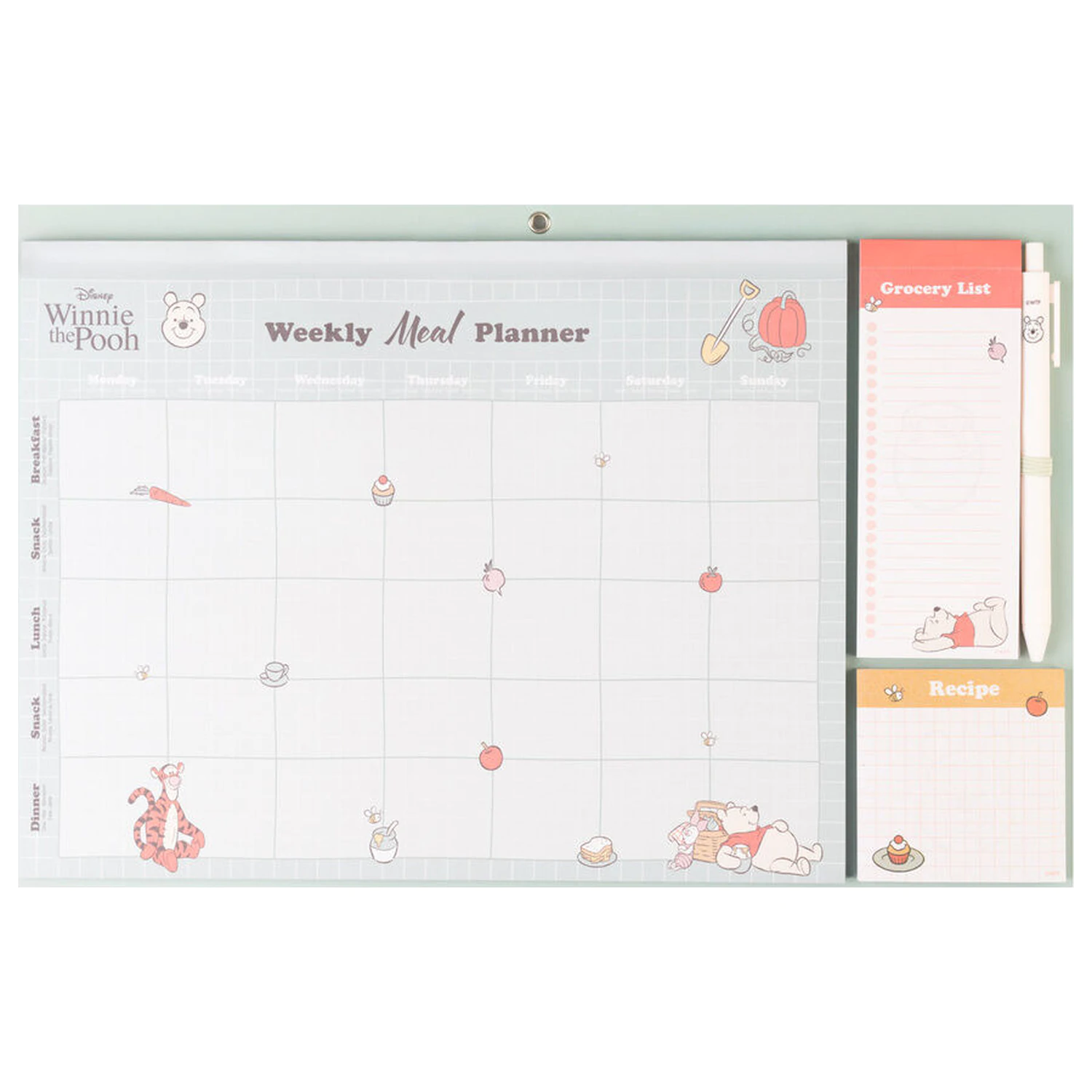 Disney Winnie the Pooh magnetic meal planner product photo