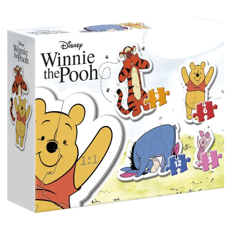 Disney Winnie the Pooh My First Puzzle 3-6-9-12pcs termékfotó