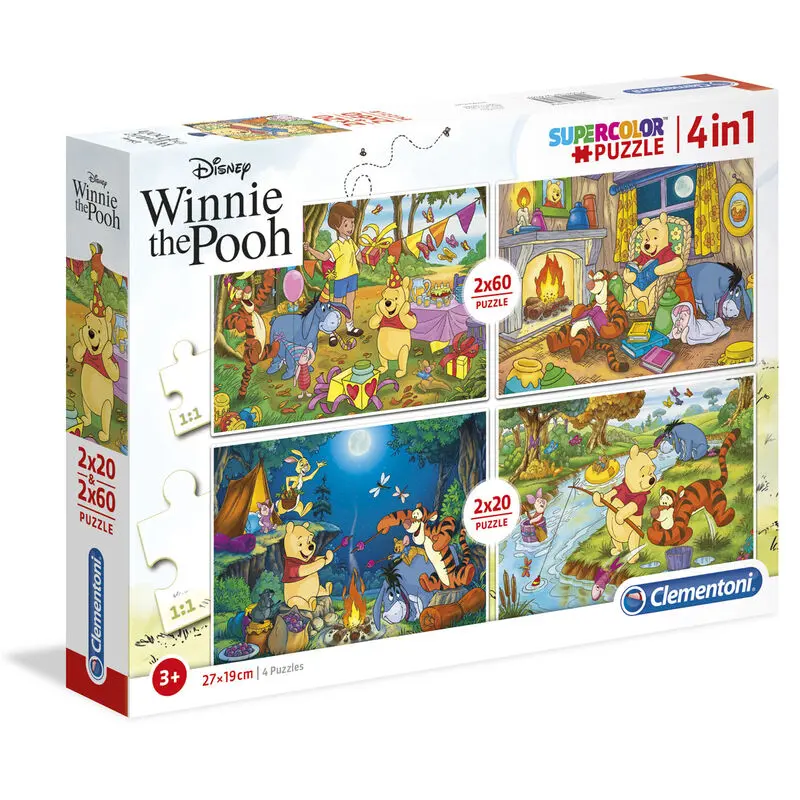 Disney Winnie the Pooh puzzle 2x20pcs 2x60pcs product photo
