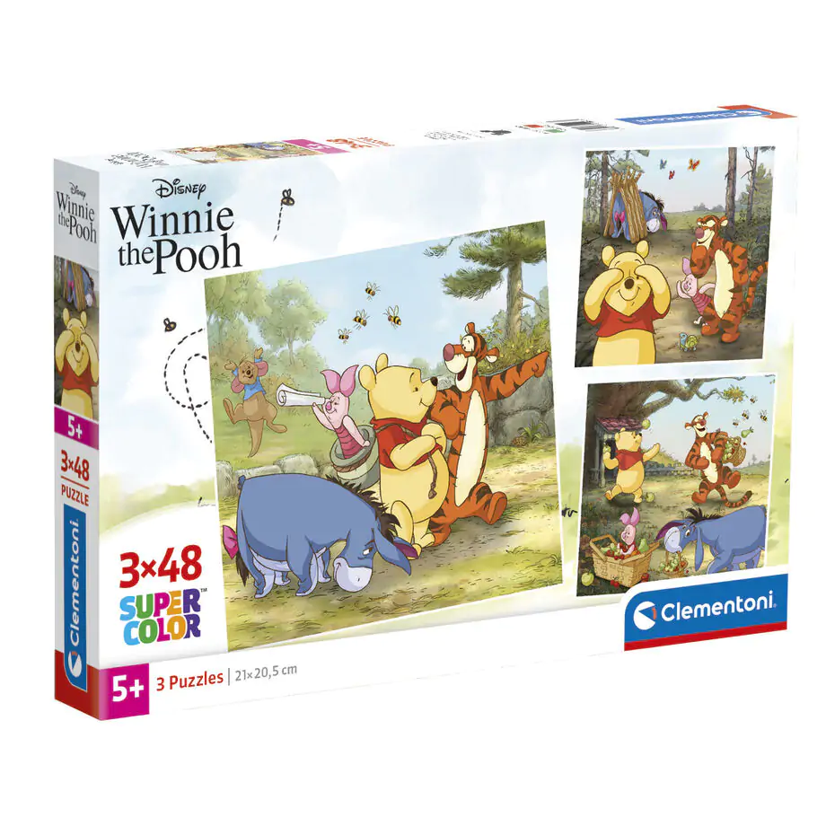 Disney Winnie the Pooh puzzle 3x48pcs product photo