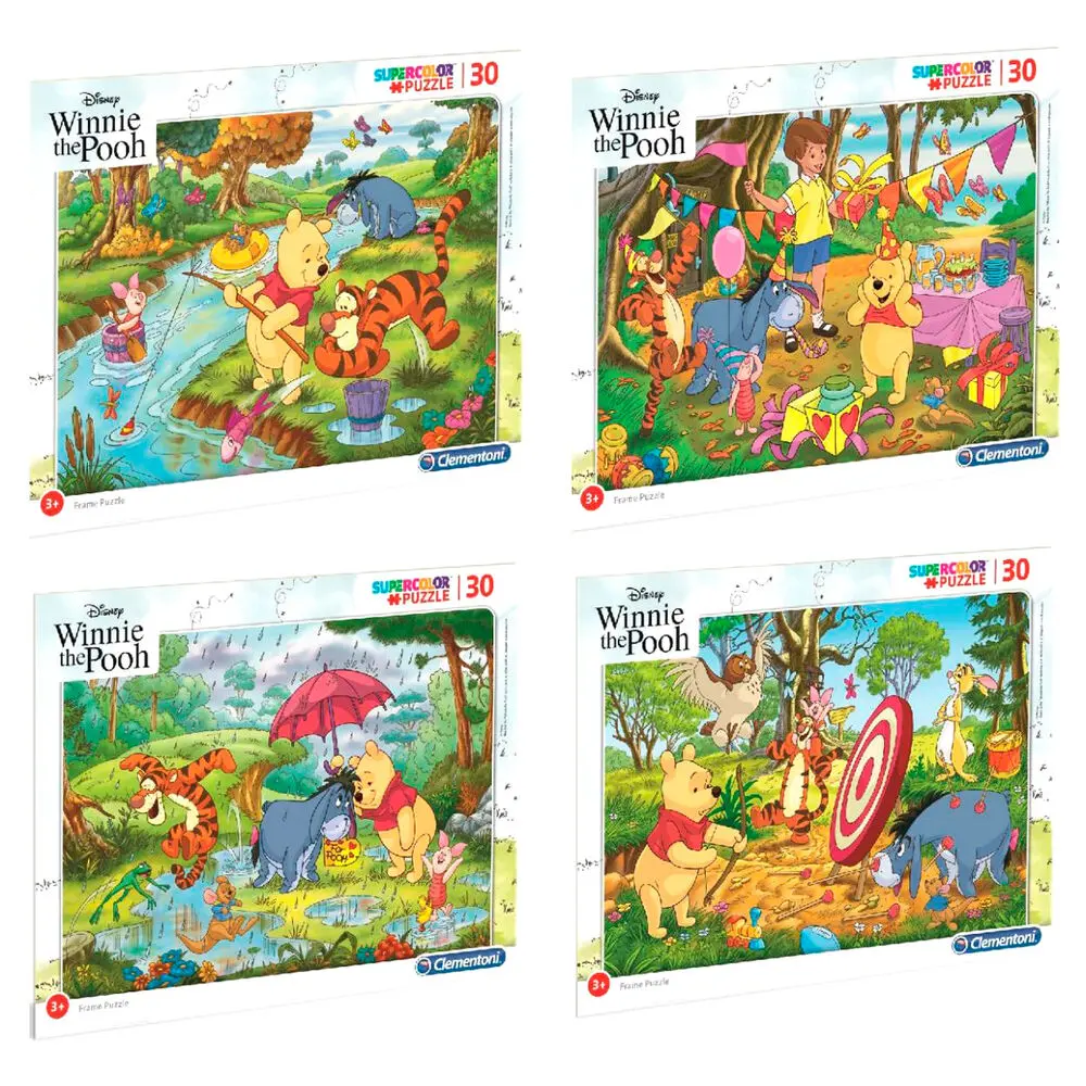 Disney Winnie the Pooh puzzle 4x30pcs product photo
