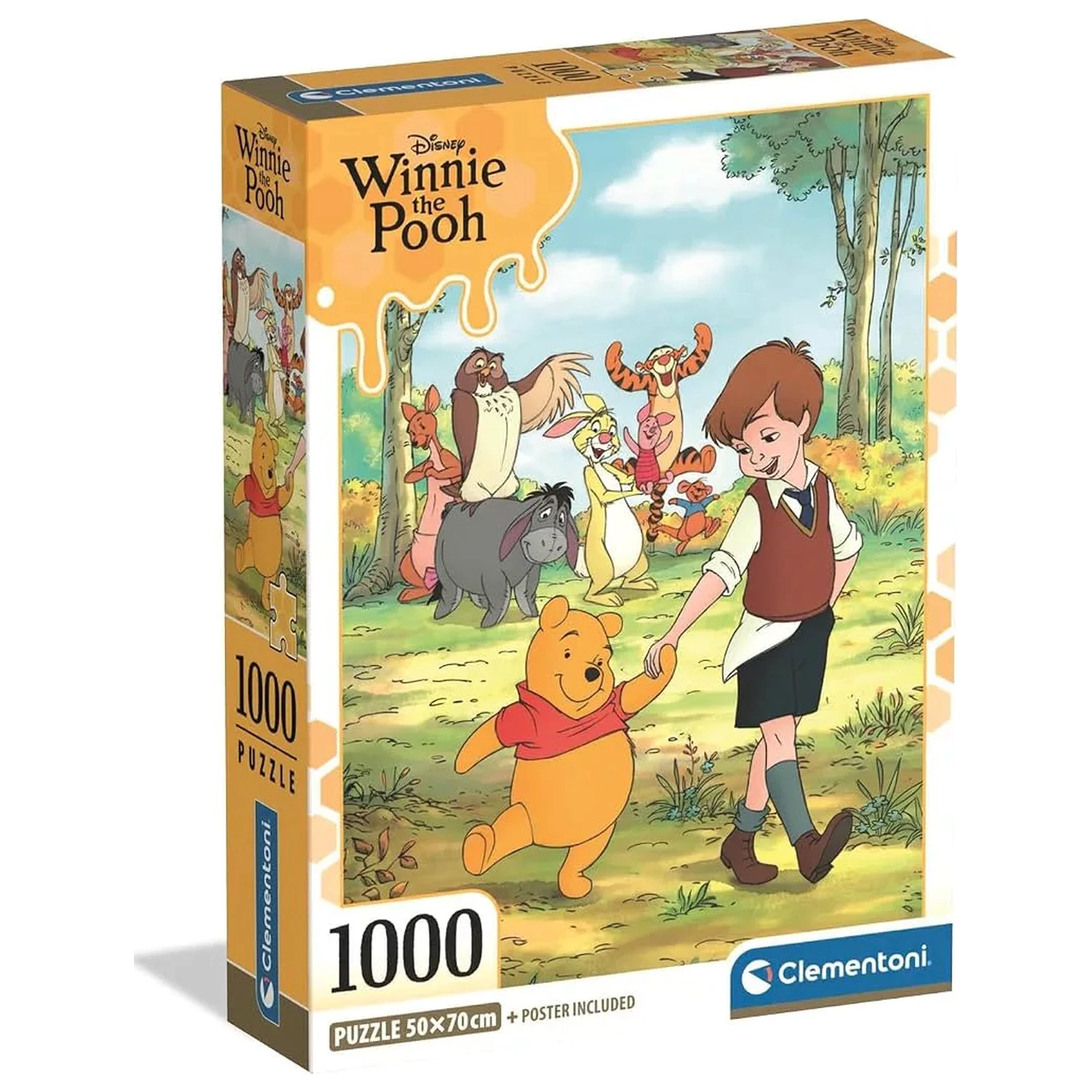 Disney Winnie the Pooh Stroll 1000-piece Compact puzzle product photo