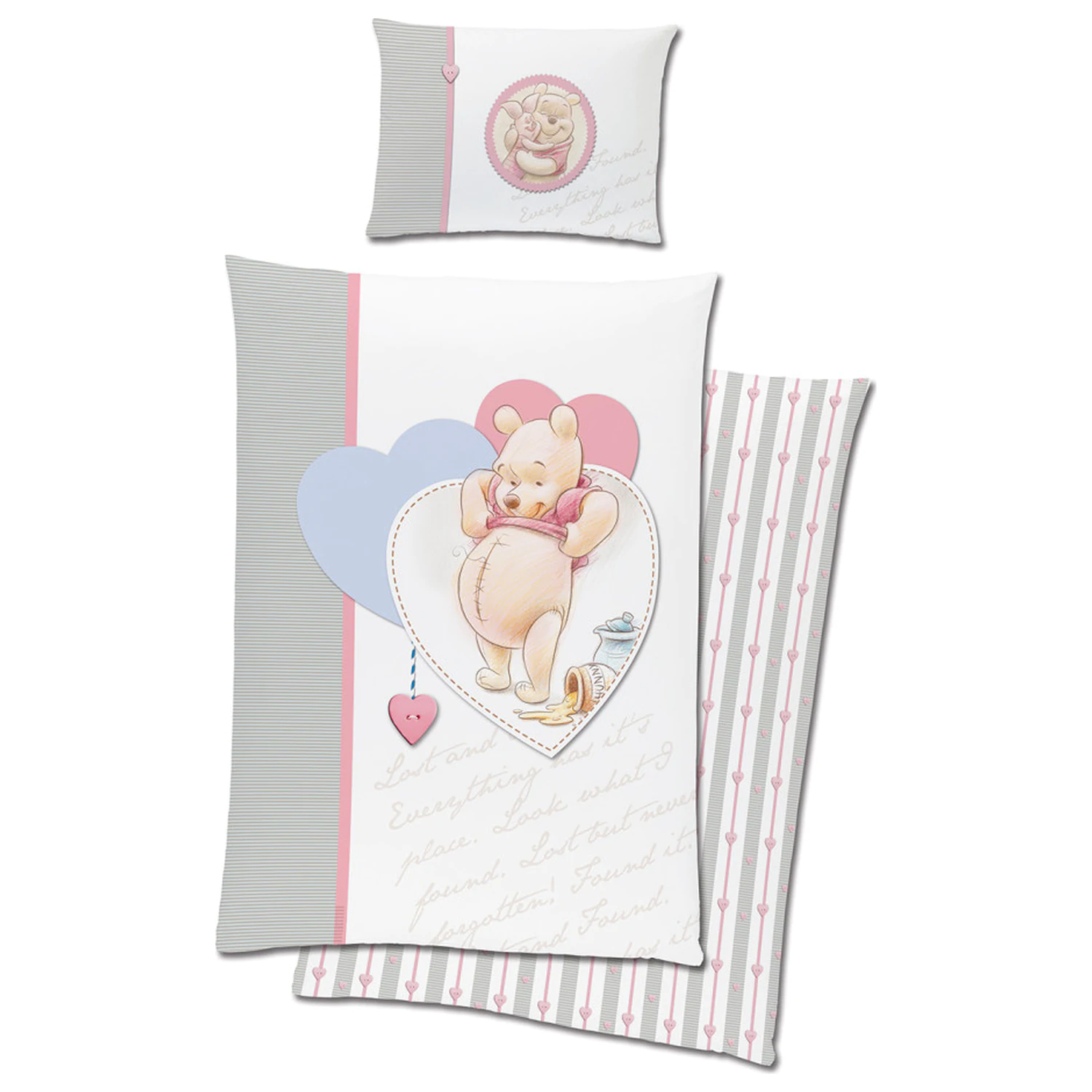 Disney Winnie the Pooh Vintage Toddler, Preschool Duvet Cover product photo