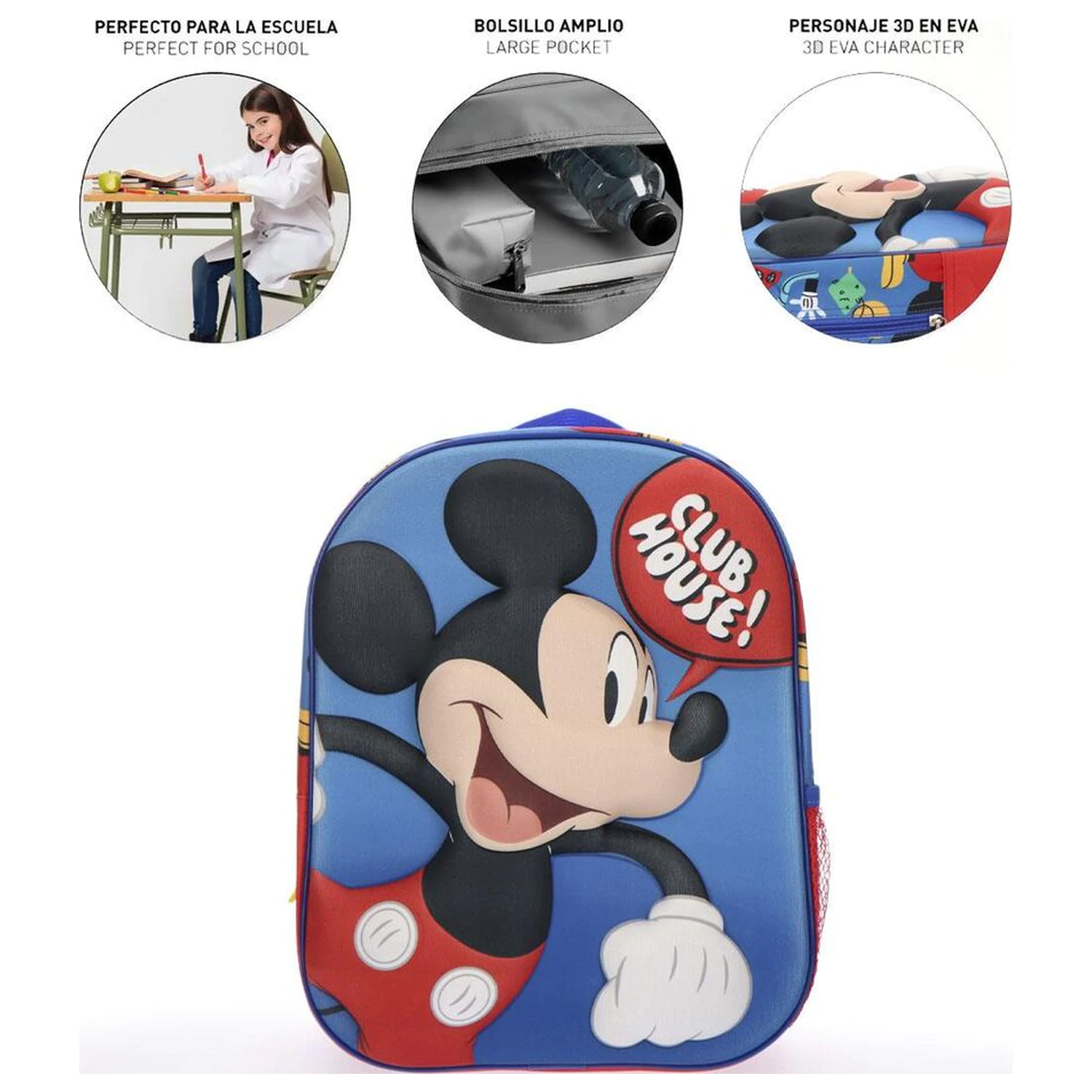 Disney Mickey 3D backpack 30cm product photo