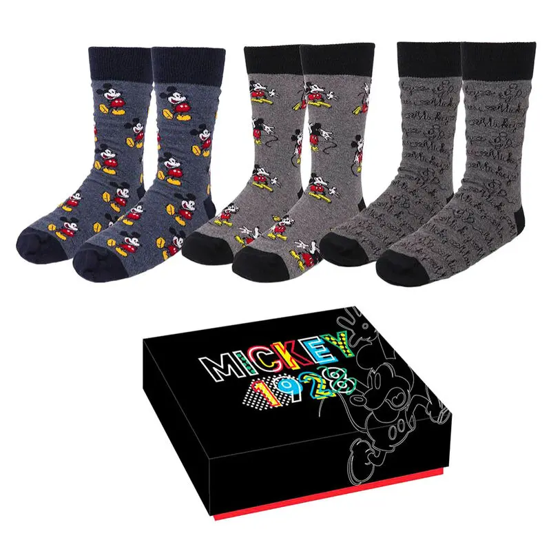 Disney Socks 3-Pack Mickey 1928 40-46 product photo