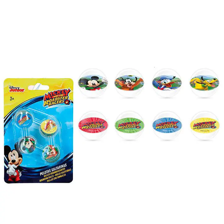 Disney Mickey assorted blister 4 bouncing balls product photo
