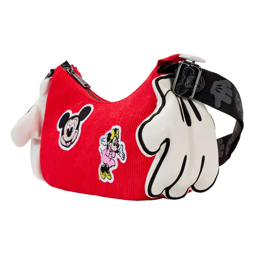 Disney by Loungefly Crossbody Mickey &amp; Minnie 100th Anniversary Mickey Hands product photo