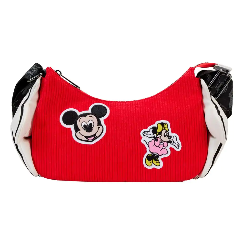 Disney by Loungefly Crossbody Mickey &amp; Minnie 100th Anniversary Mickey Hands product photo