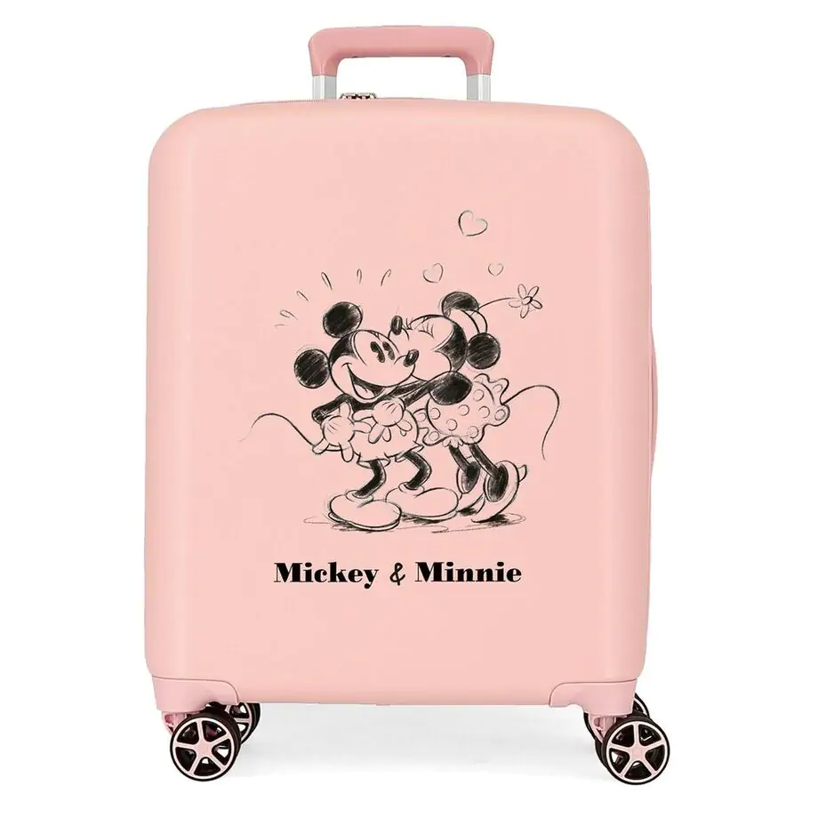 Disney Mickey & Minnie Kisses ABS trolley suitcase 55cm product photo