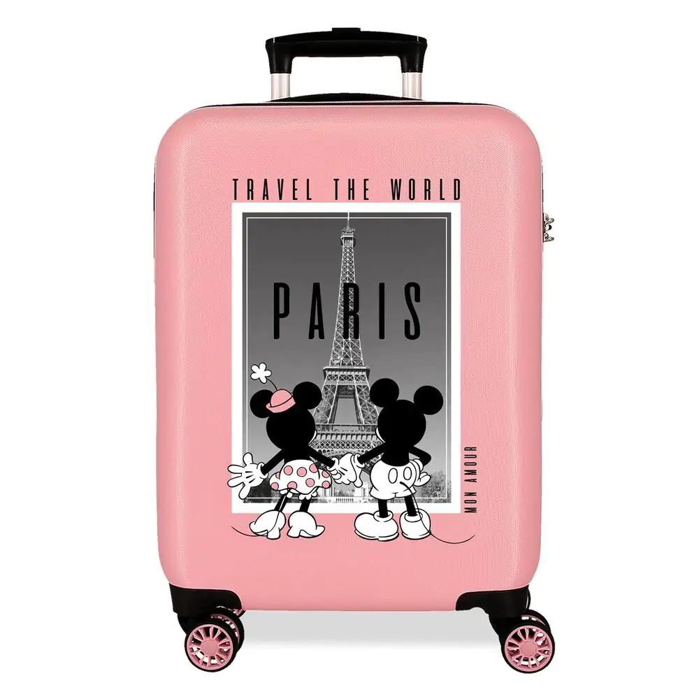 Disney Mickey & Minnie Paris ABS trolley suitcase 55cm product photo