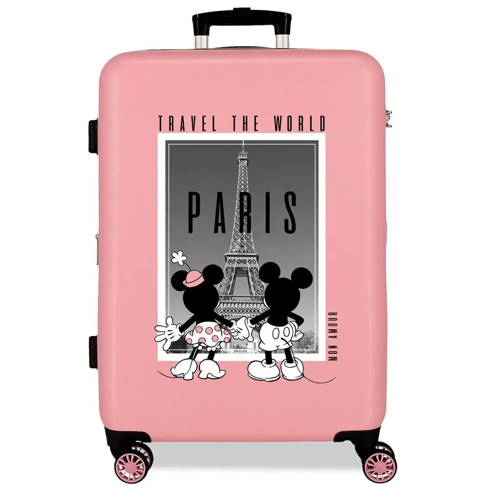 Disney Mickey & Minnie Paris ABS trolley suitcase 68cm product photo