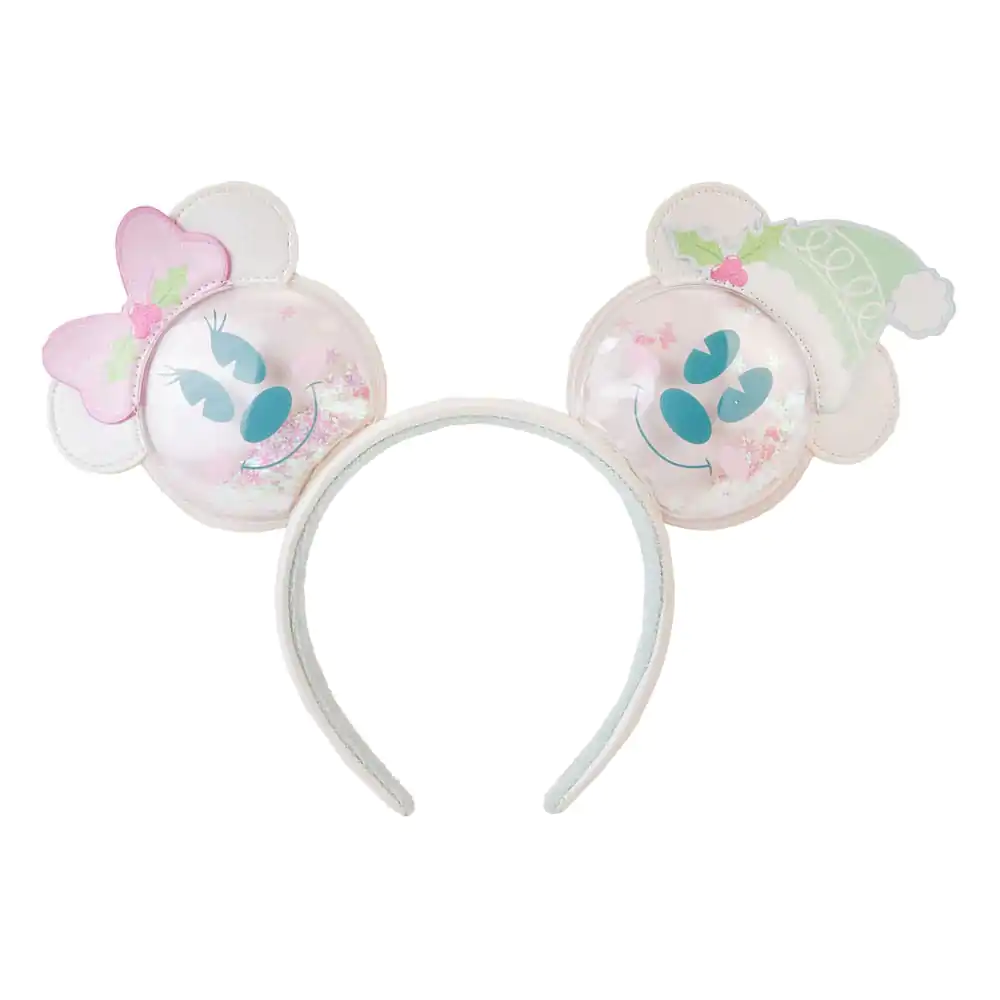 Disney by Loungefly Ears Headband Mickey &amp; Minnie Pastel Snowman product photo