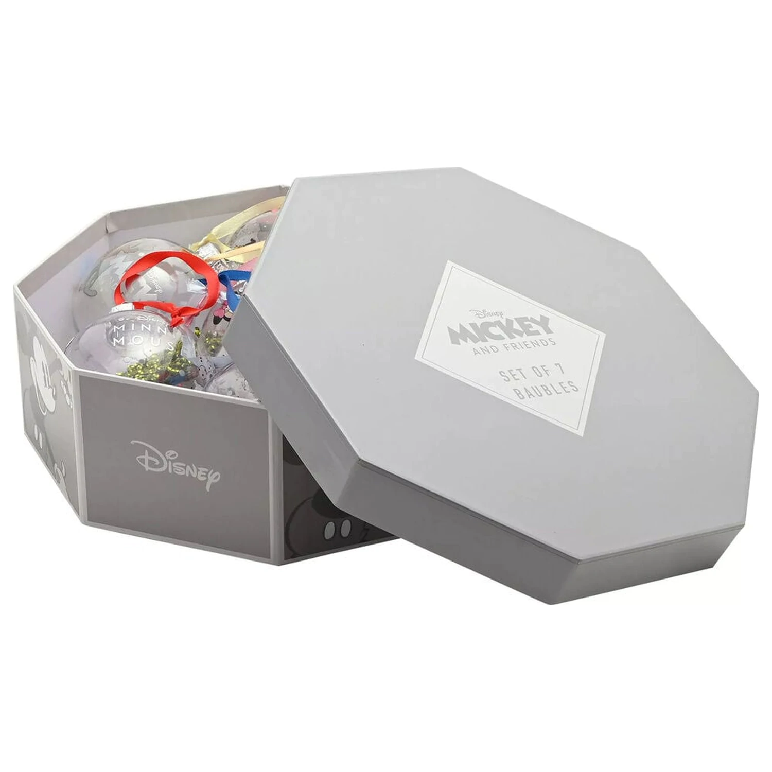 Disney Mickey and Friends Set of 7 Christmas baubles product photo