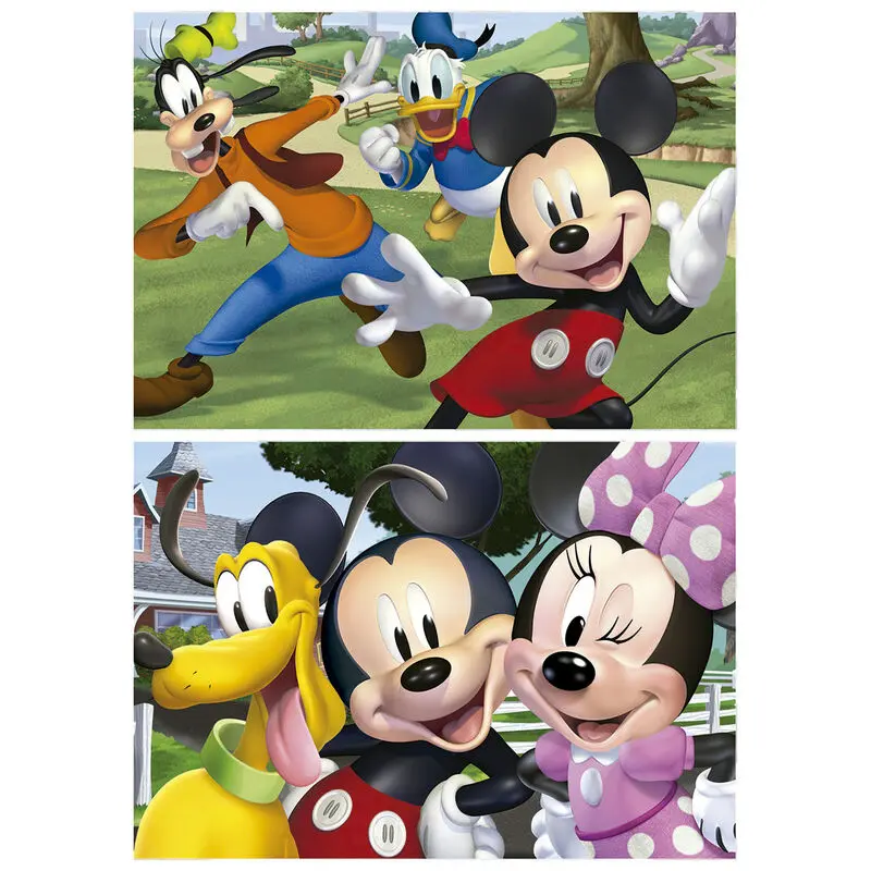 Disney Mickey and Friends wooden puzzle 2x50pcs product photo