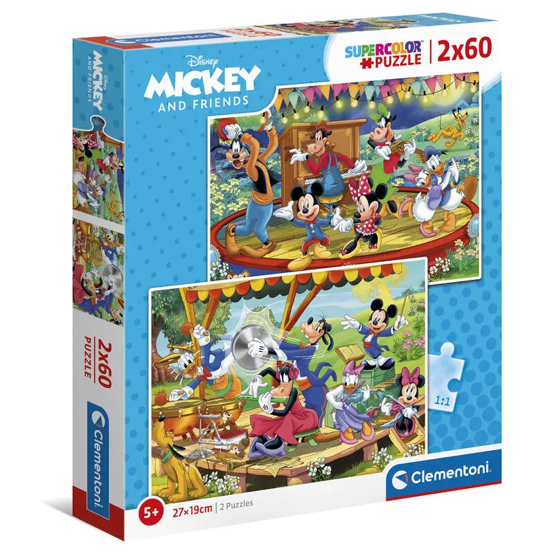 Disney Mickey and Friends puzzle 2x60pcs product photo