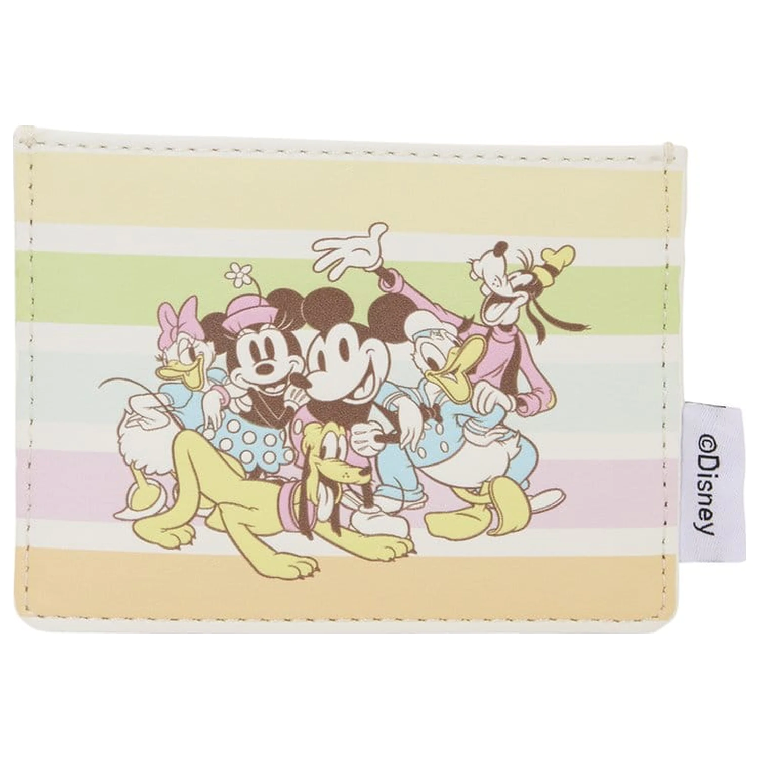 Disney by Loungefly Cardholder Mickey and Friends Rainbow Stripes product photo